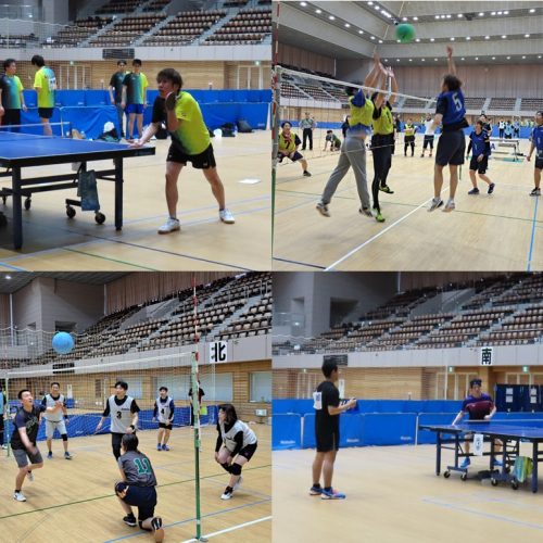 【結果】山形県知事杯 第77回勤労者体育祭山形県大会　硬式卓球・ソフトバレー